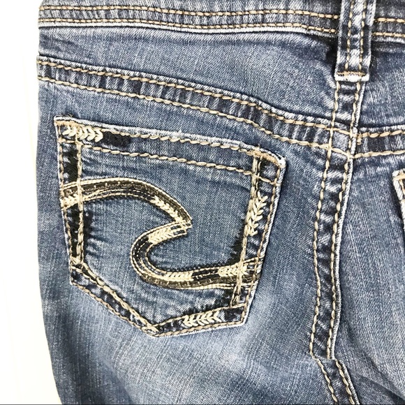 Silver Jeans Aiko Mid Boot Super Stretch Denim Jeans Women's Size W27 L31 - Picture 6 of 13